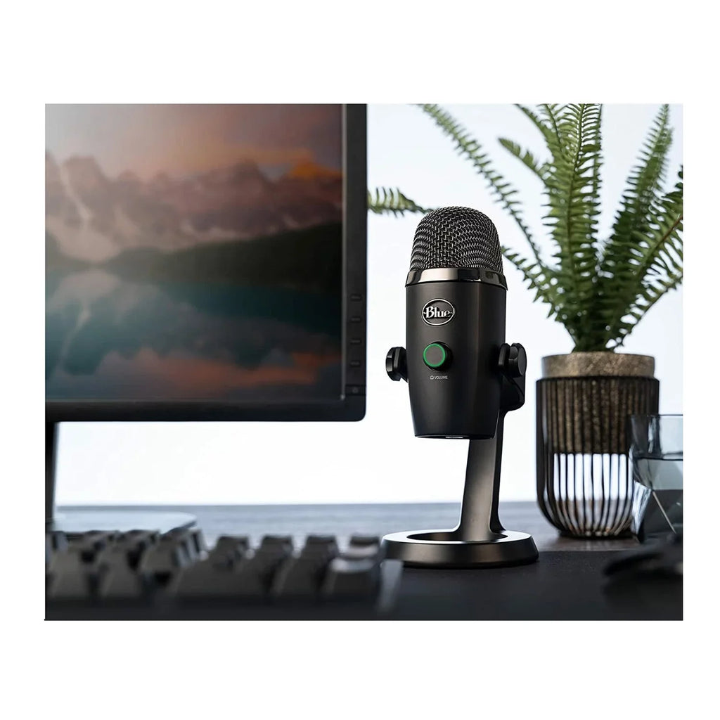 Blue Yeti Nano Premium USB Mic Charcoal with Knox Gear Boom Arm, Pop Filter and Shock Mount