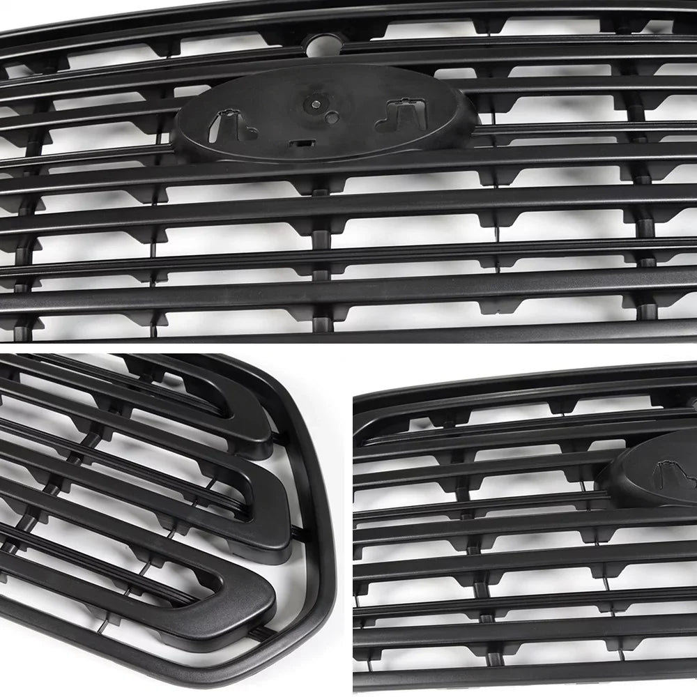 PIT66 Fit For 2015-2018 Ford Transit 150 250 350 Front Bumper Midnight Grill Grille