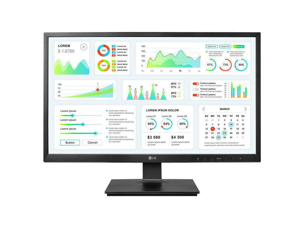 LG 24CK550Z-BP 24" 1920x1080 Full HD IPS Zero Client TERA2321 PCoIP Monitor