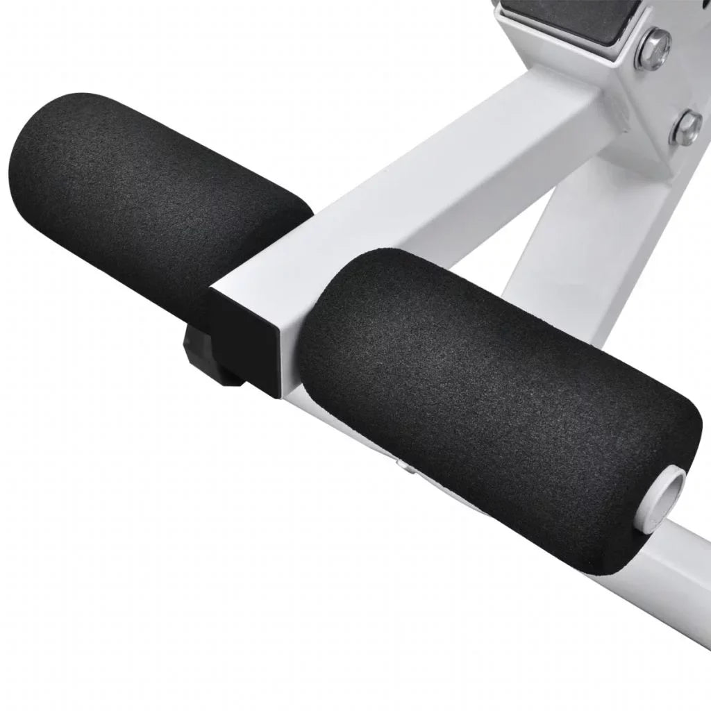 Dcenta Fitness Utility Bench Backrest Adjustable Padded Cushion Full Body Workout Strength Training Bench Exercise Equipment for Home Gym, Weight Lifting 52 x 16 x 19 Unit