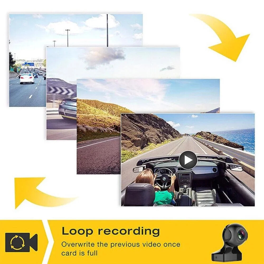 Dash Cam 170&deg; WiFi Cam Recorder - 1080P HD Car Camera