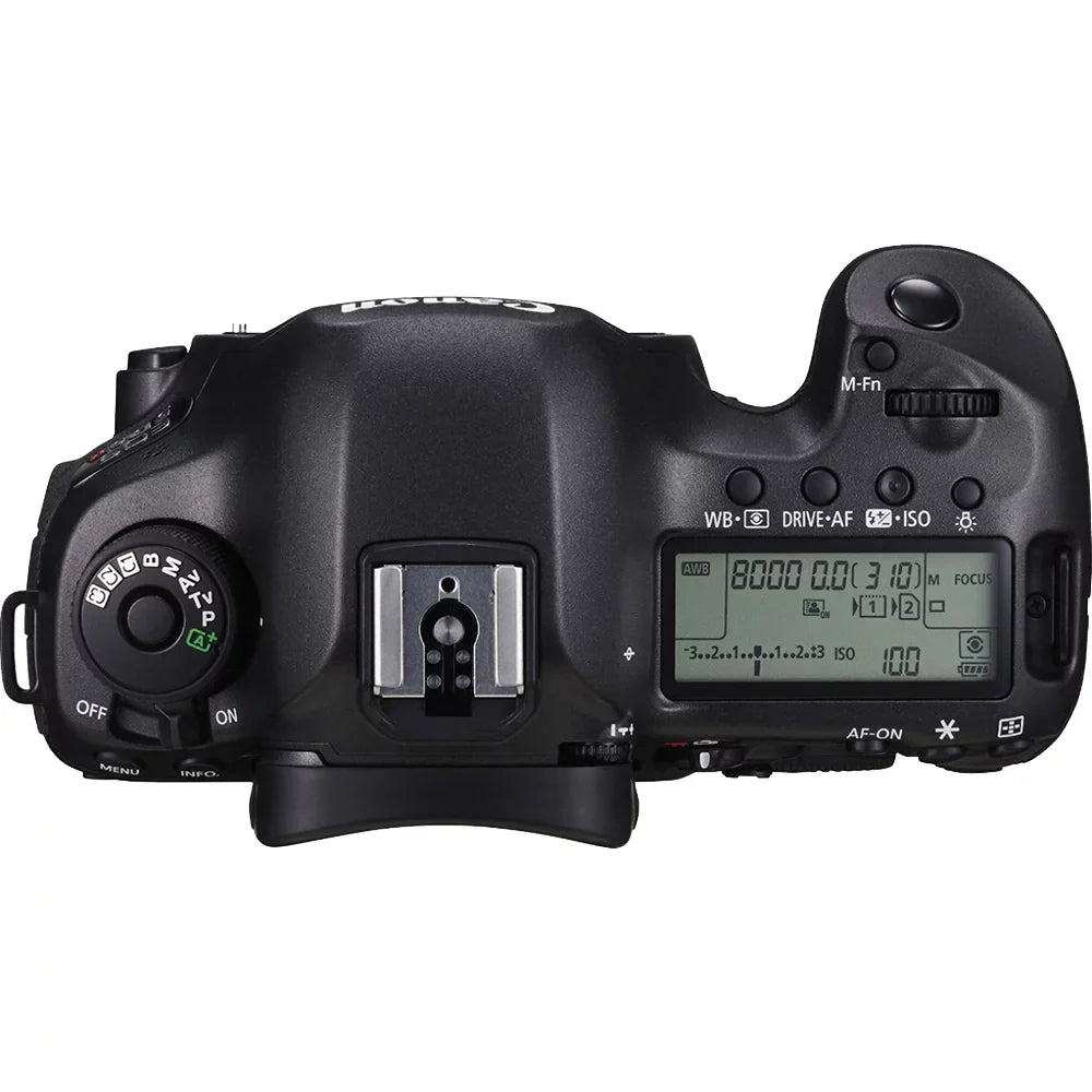 Canon EOS 5DS R 50.6MP Digital SLR Camera Telephoto Lens Bundle includes camera, 50mm telephoto lens, battery grip and micro fiber cloth