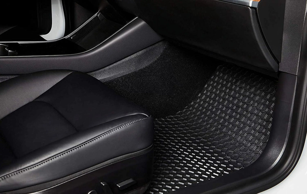 TOUGHPRO Floor Mats Accessories Set + 3rd Row + Cargo Compatible with Jeep Grand Wagoneer 8 Seater All Weather Heavy Duty Onyx Rubber - 2022