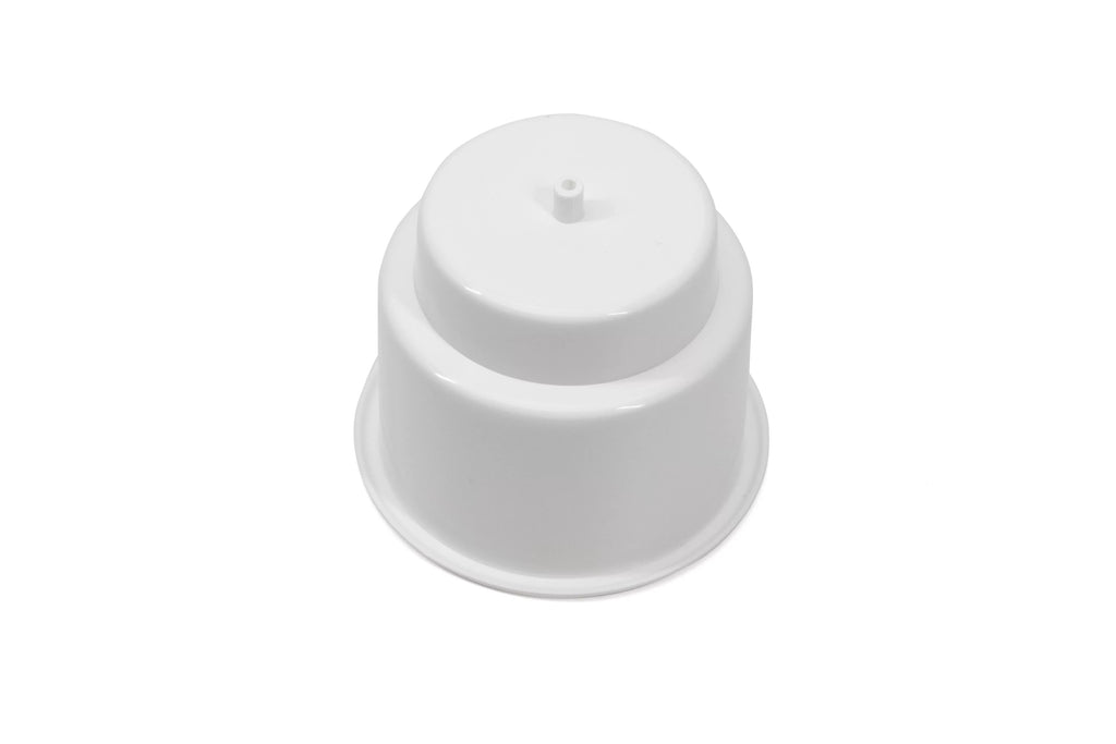 Red Hound Auto 10 Cup Holders Plastic Pocket Recessed Insert Universal with Drain for Boat RV Car Truck Marine Pontoon Motorhome Camper Drop In White 3-1/2 Unit I.D. & 4-1/8 Centimeter O.D.