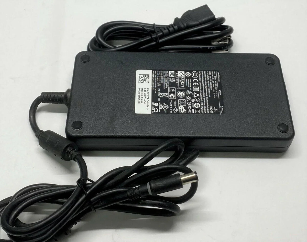 Lot of 10 Genuine Dell 240W 19.5V 12.3A Laptop Power Charger GA240PE1-00 FWCRC