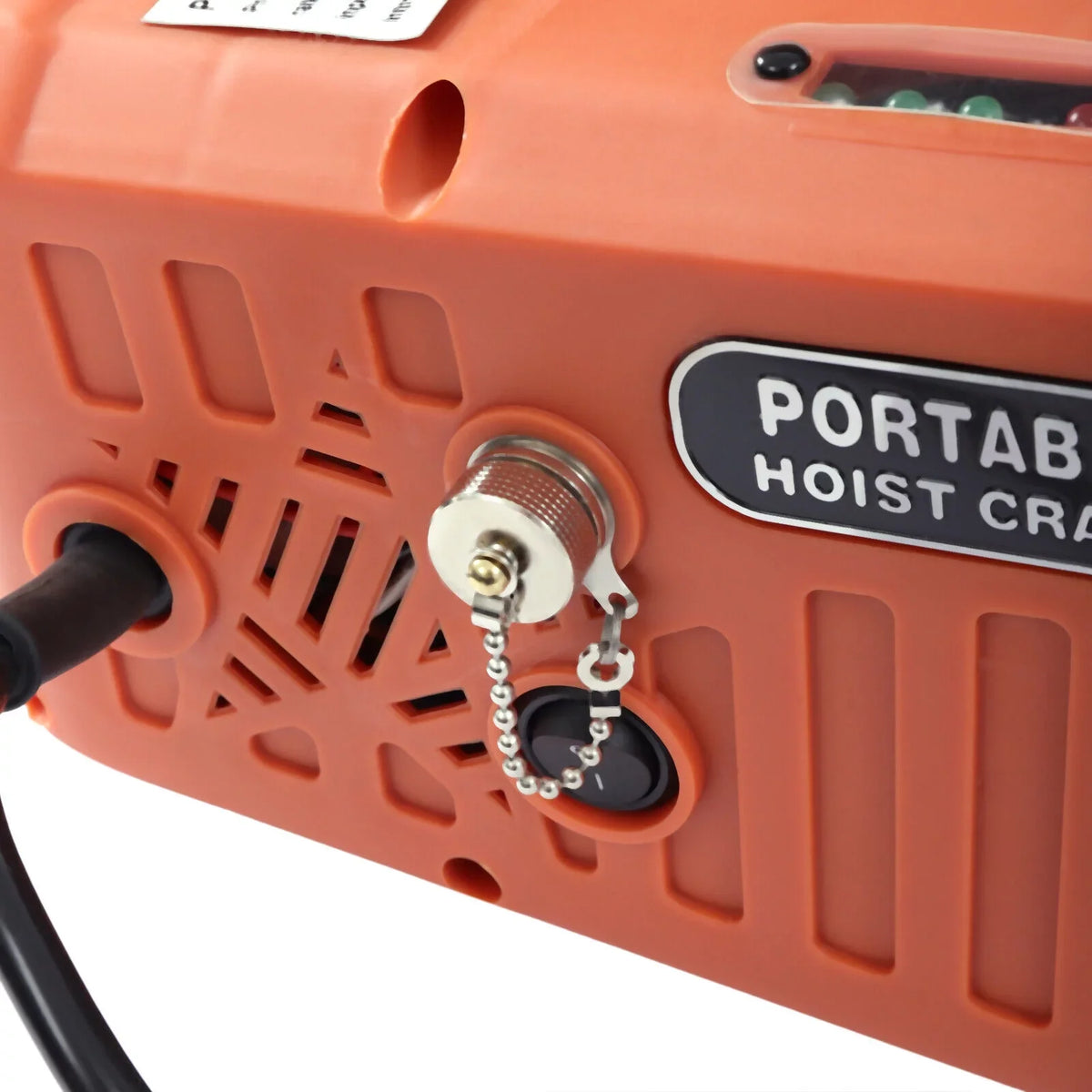Miumaeov Electric Hoist Unit w/ Remote Control 200kg/440lb 62ft Lift Crane Heavy Duty