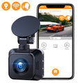 UHD 4K Dash Cam with Built-in WiFi GPS Super Night Vision, TOGUARD Voice Control Car Camera Front Camera for Car