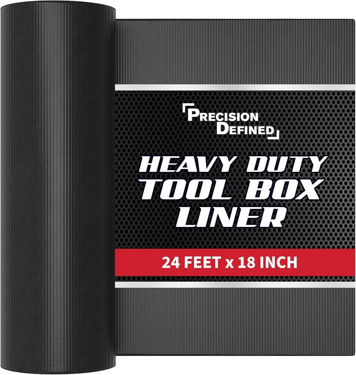 Precision Defined PU Liner Tool Box Liner Professional Grade, 18" x 24 ft, Midnight