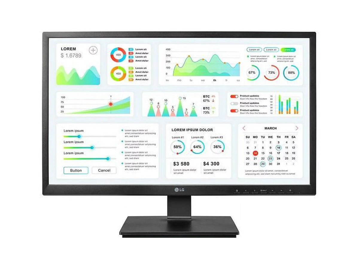 LG 24CK550Z-BP 24" 1920x1080 Full HD IPS Zero Client TERA2321 PCoIP Monitor