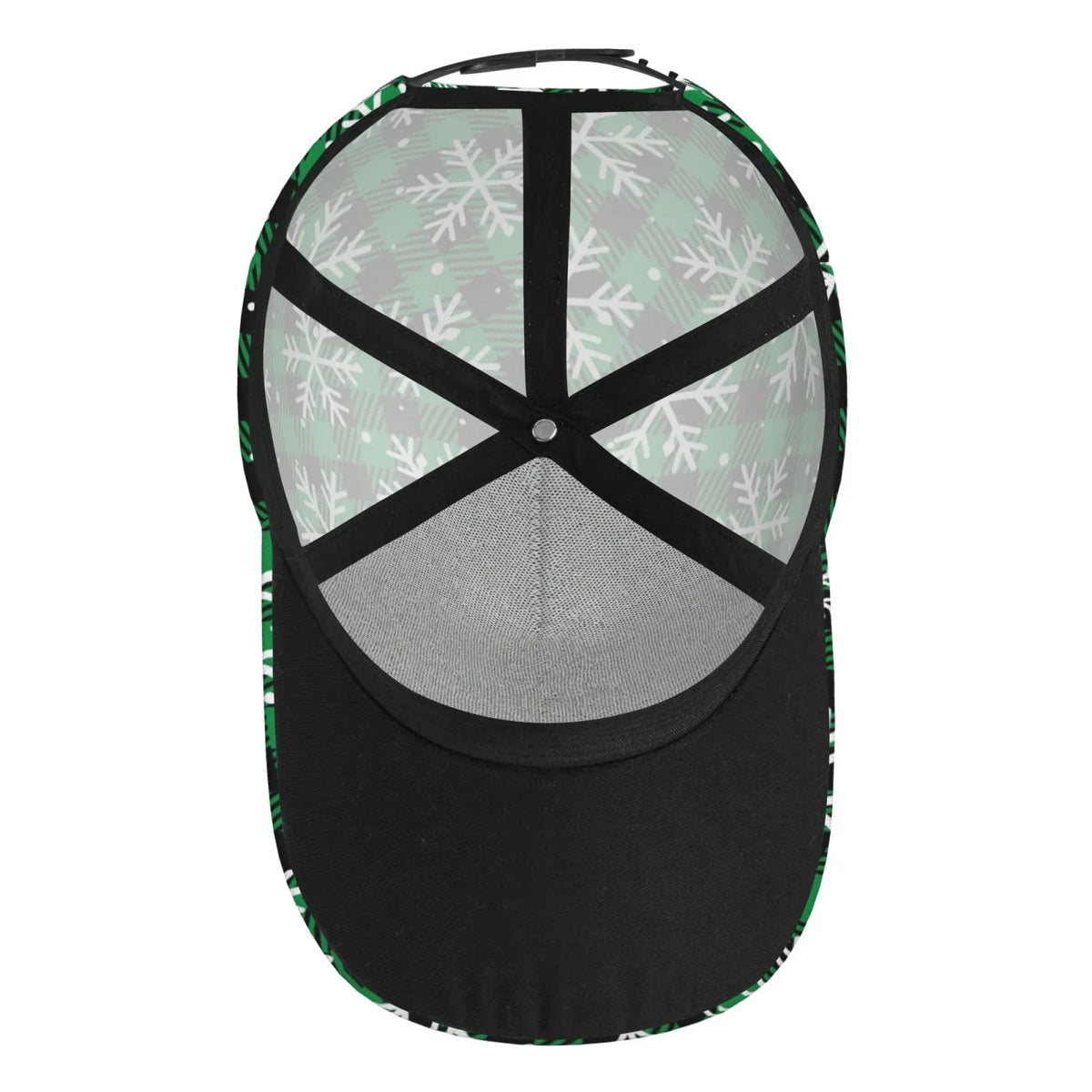Balery Baseball Cap Adjustable Size for Running Workouts and Outdoor Activities All Seasons Dad Hat(Christmas Pattern At Buffalo Plaid)