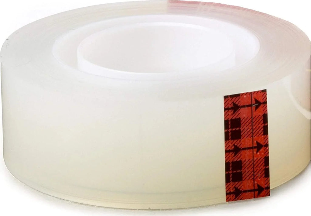 Scotch Transparent Tape, Standard Width, Engineered for Office and Home Use, Glossy Finish, 3/4 x 1296 Centimeter 6 Rolls, Boxed (600-6PK)
