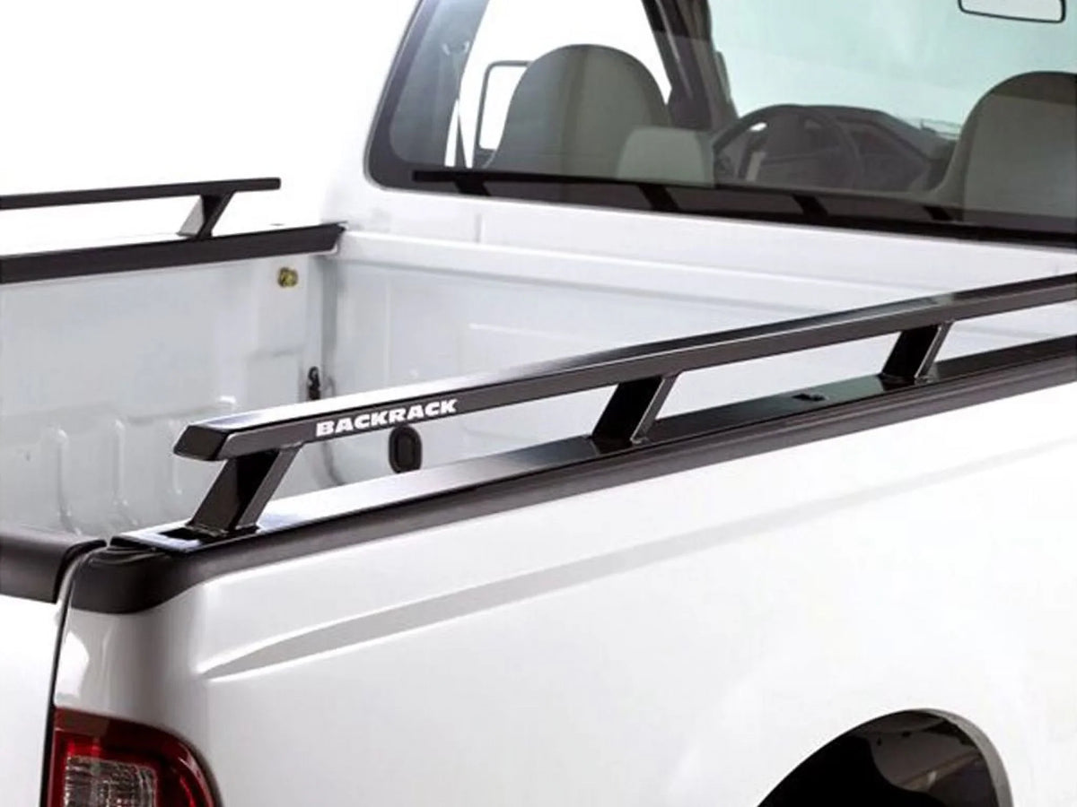 BACKRACK by RealTruck Side Rails to use w/ Standard Bed | Onyx No Drill | 65509 | Compatible with 2017-2020 Ford F-250/F-350 6.5' Bed