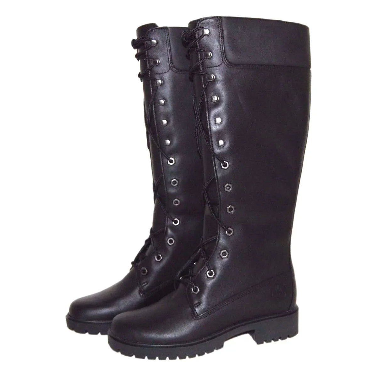 Timberland Women Premium 14 Unit Charcoal Medium Leather Boot 28398 Size 5 US