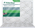 Filterbuy 20x24x1 MERV 13 Pleated HVAC AC Furnace Air Filters (2-Pack)