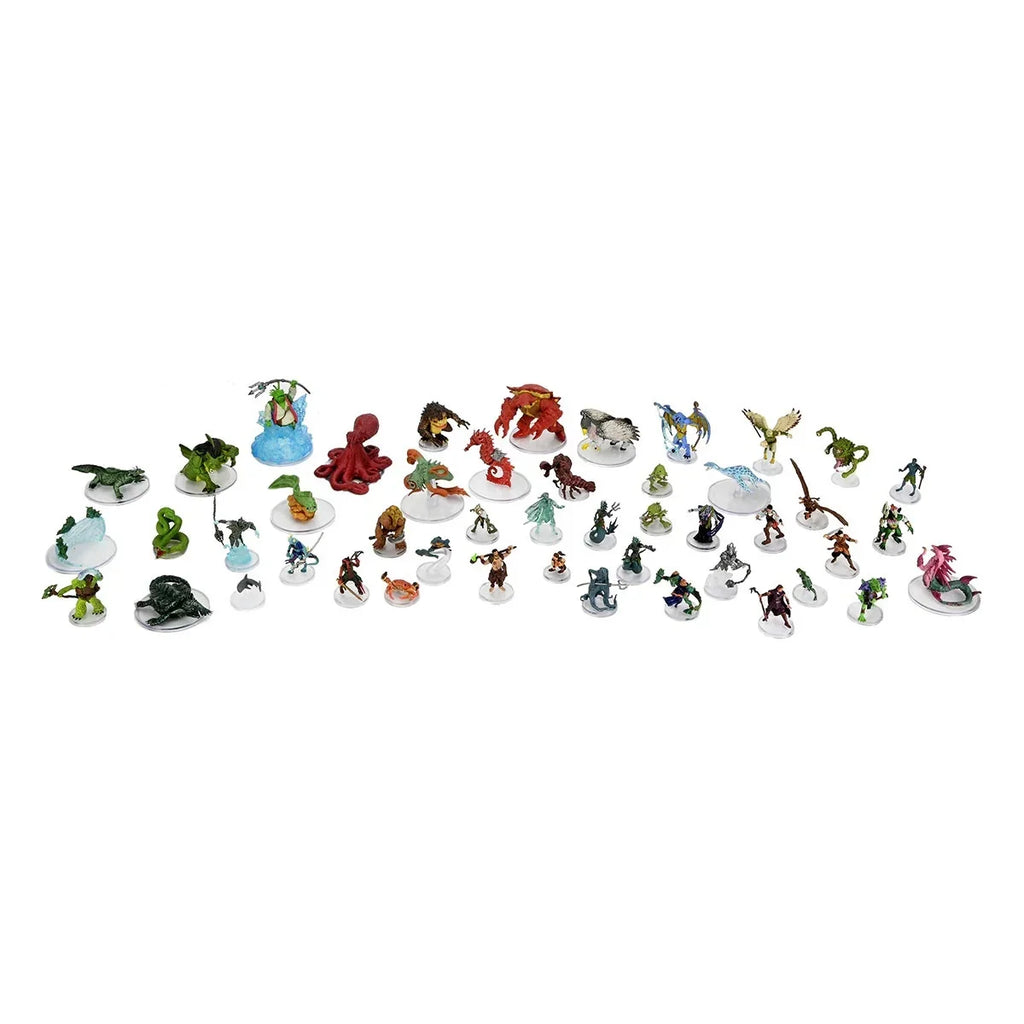 Wizkids Dungeons & Dragons Icons of the Realms Seas & Shores Set 28 Booster Brick Figurine - Pack of 8