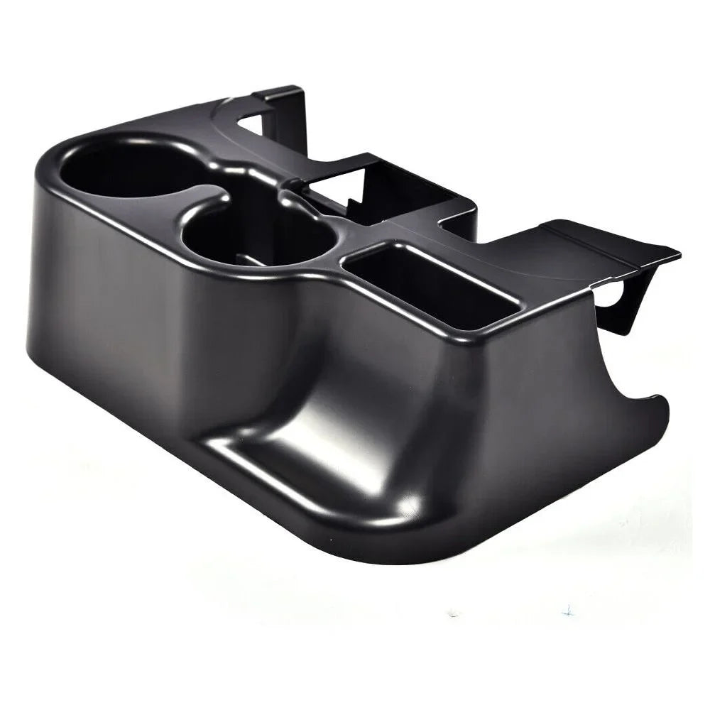 Teledu Fit For 03-12 Dodge Ram 1500 2500 3500 Matte Dark Center Console Cup Holder