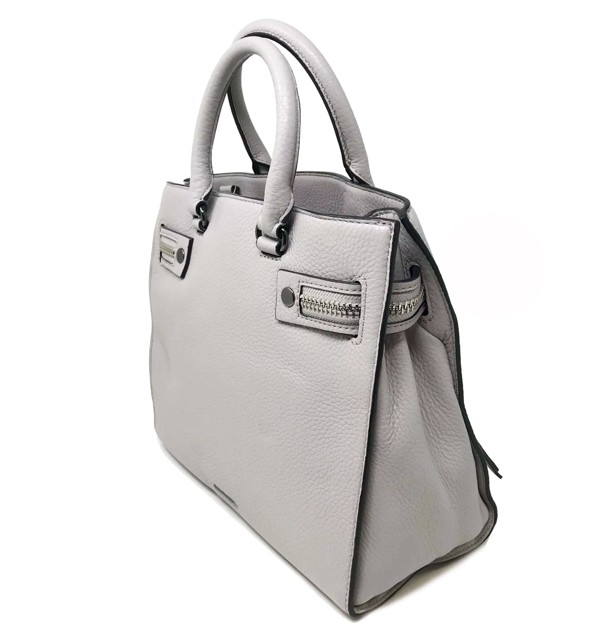 Rebecca Minkoff HF26GPBS44 Medium Gray Leather Ladies Satchel Purse