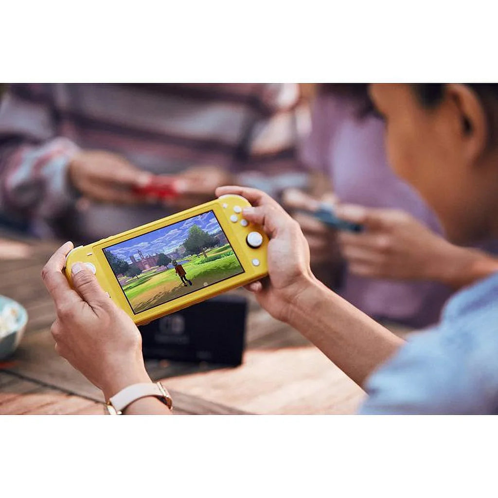 Nintendo Switch Lite Yellow Console Bundle with Legend of Zelda Skyward Sword HD