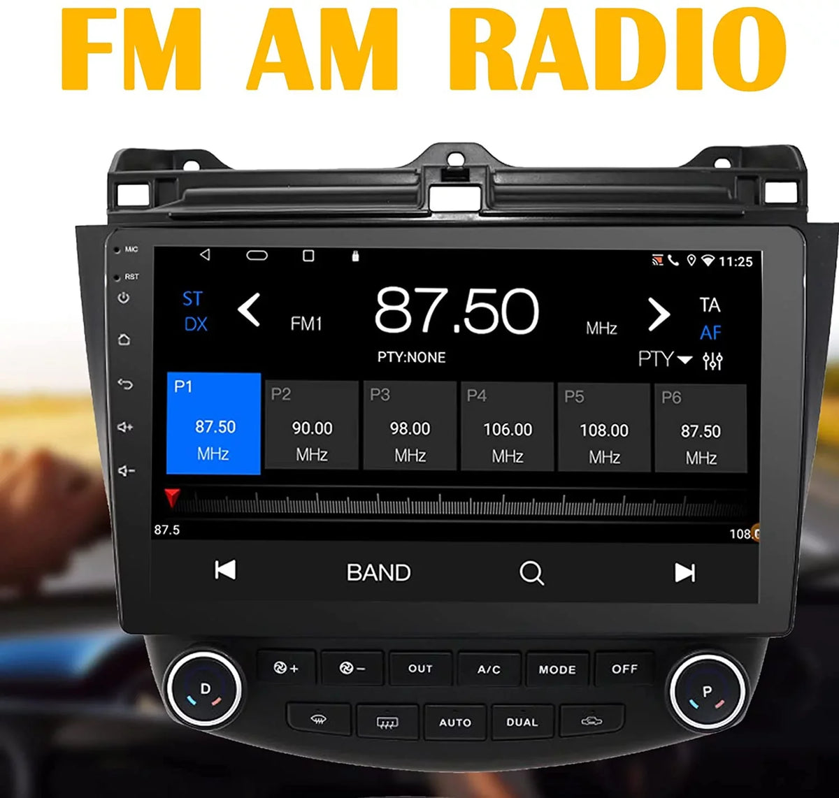 Binize Car Stereo Featuring CarPlay&Android Auto 10 Centimeter Android10 for Honda Accord 7th 2003 2004 2005 2006 2007