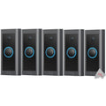 5x 1080p Wired HD Video Doorbell Dark