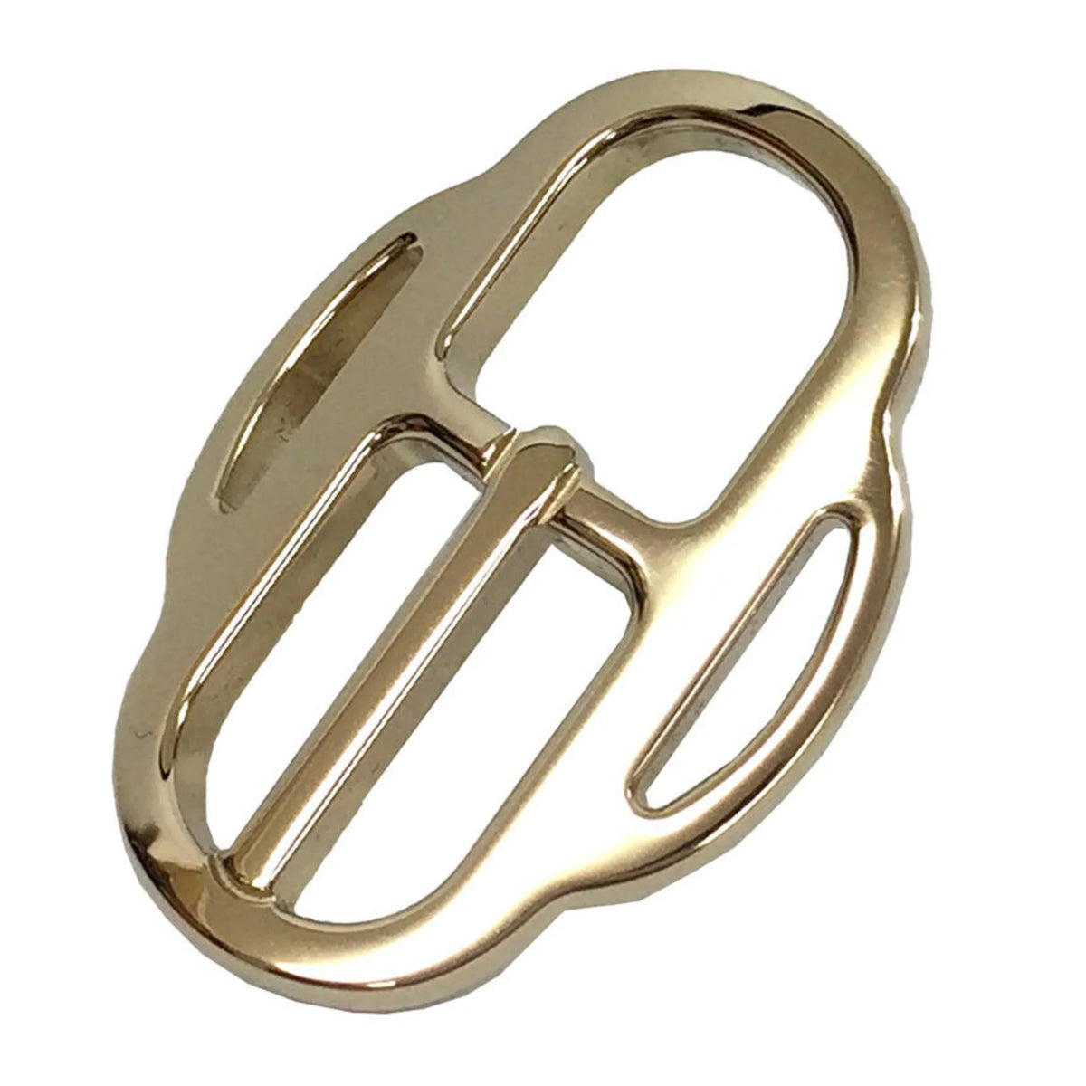 Pre-Owned Hermes Twilly Buckle Scarf Ring Clasp Gold Color Women's (Good)