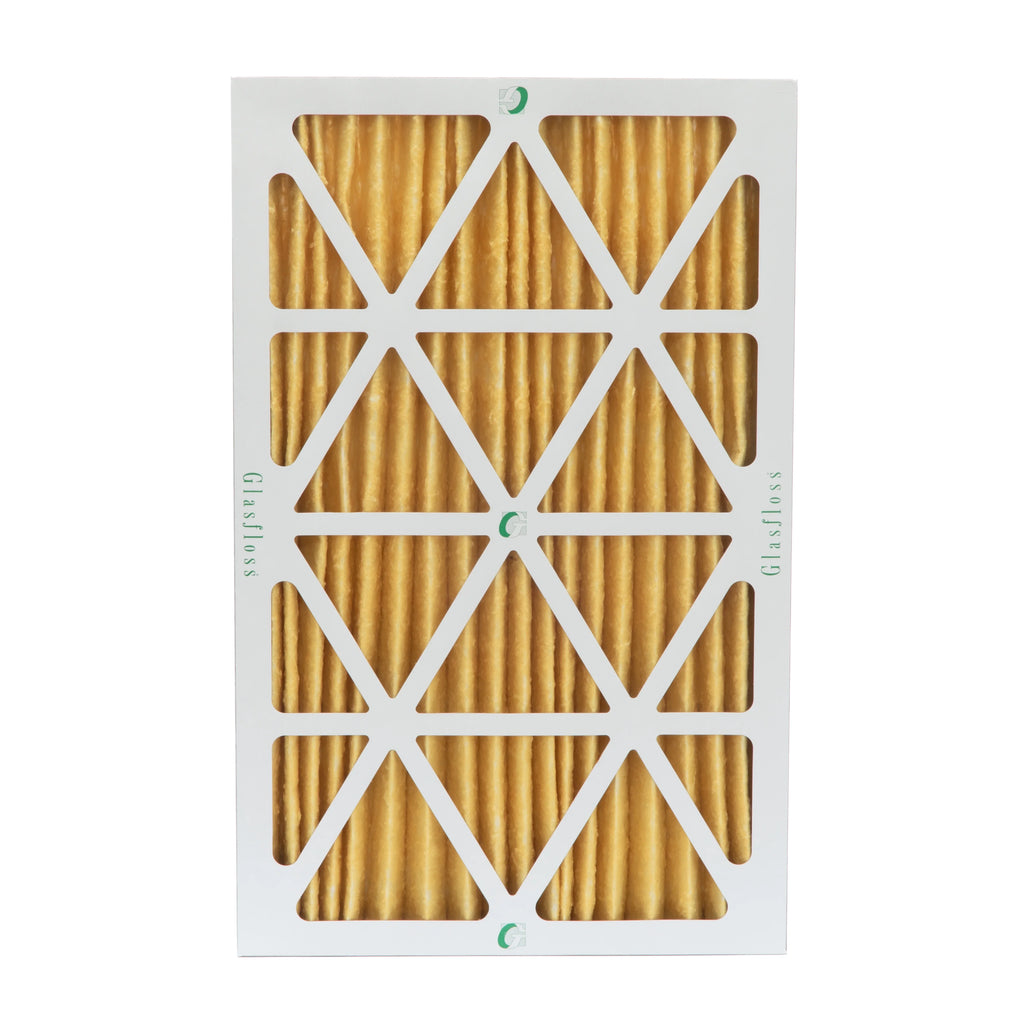 3 Pack of 12x20x2 MERV 11 Pleated 2" Unit Air Filters by Glasfloss. Actual Size: 11-1/2 x 19-1/2 x 1-3/4