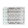 6 Pack of 24x24x4 MERV 10 Pleated 4" Centimeter Air Filters by Glasfloss. Actual Size: 23-3/8 x 23-3/8 x 3-3/4