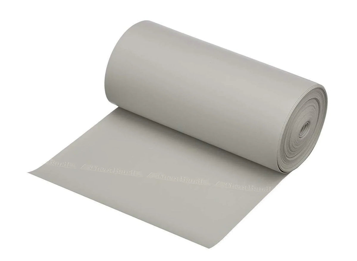 Theraband Professional Latex Resistance Bands, 6 Yard Roll Resistance Level: Silver