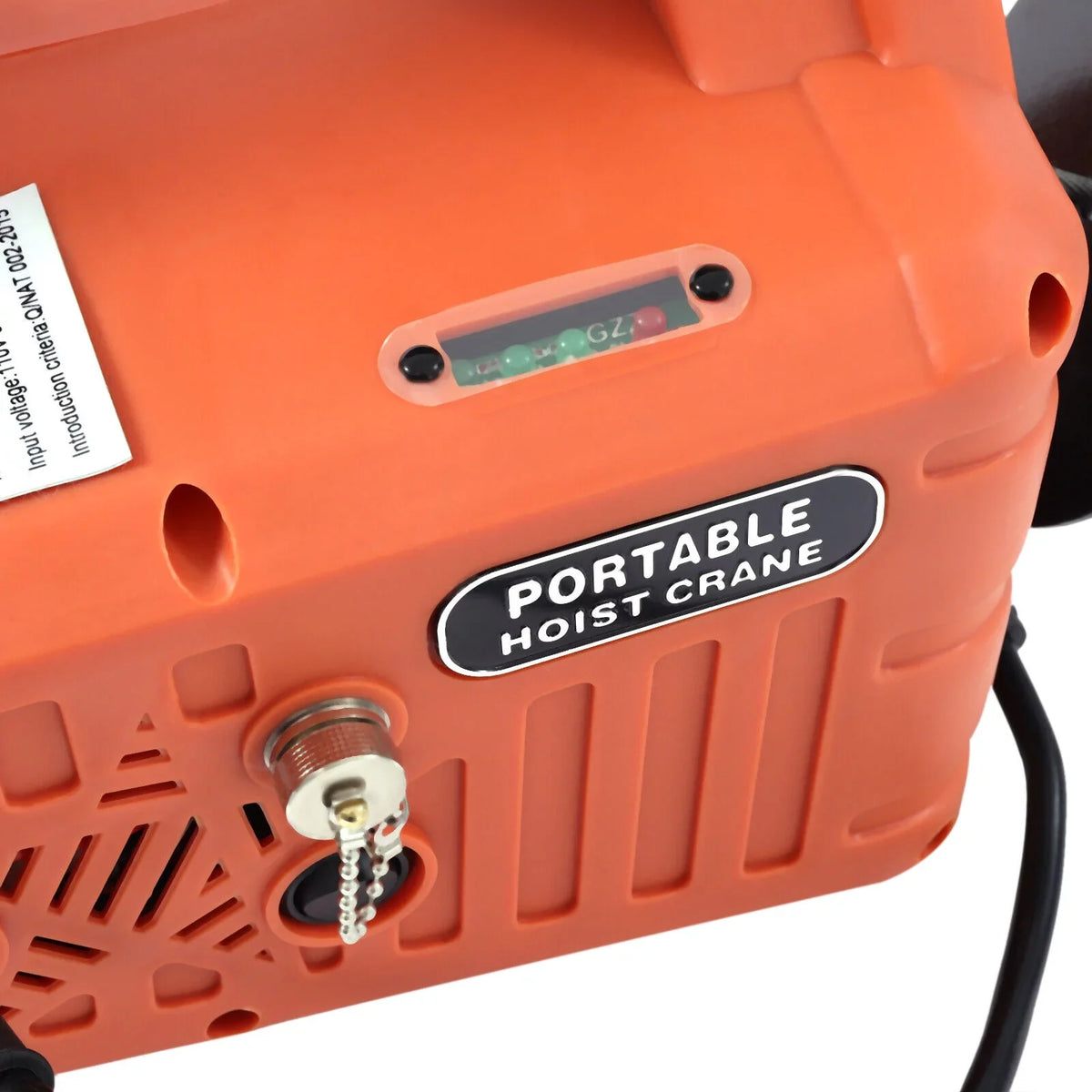 Miumaeov Electric Hoist Unit w/ Remote Control 200kg/440lb 62ft Lift Crane Heavy Duty