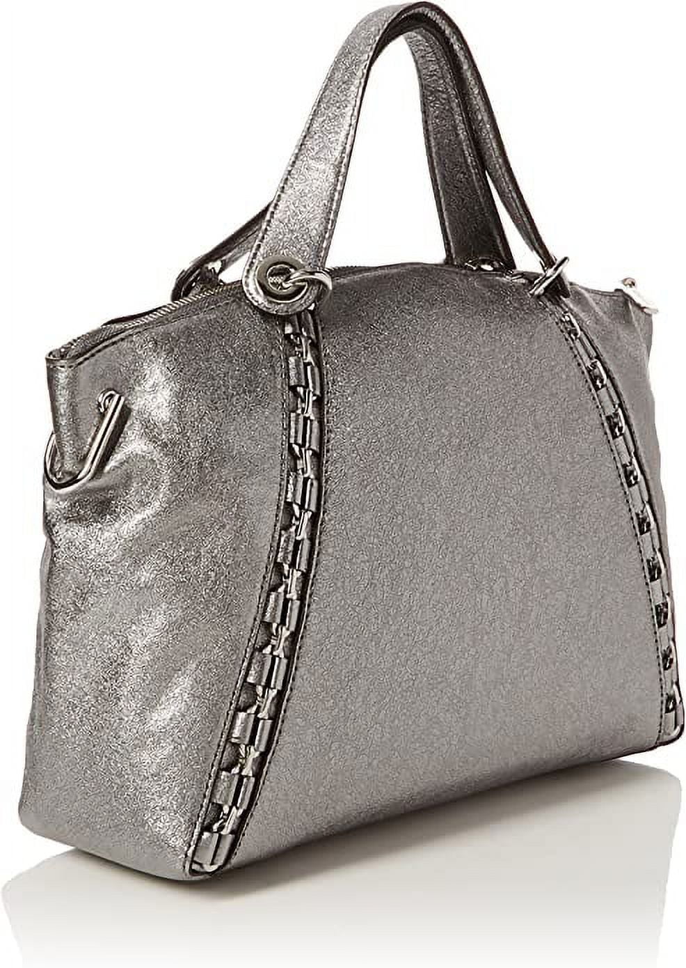 Michael Kors Womens Sadie Satchel Grey (Light Pewter)
