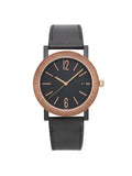 New Bvlgari Solotempo 41mm Steel Bronze Onyx Dial Automatic Men Watch 102931