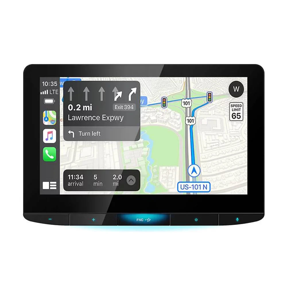 New JVC KW-Z1000W 10.1 Centimeter Digital Multimedia Receiver with License Plate Camera