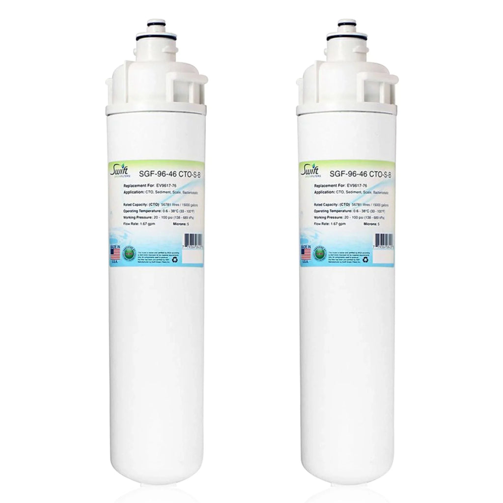 Swift Green Filters SGF-96-46 CTO-S-B Compatible Commercial Water Filter for EV9617-76, Made in USA (Pack of 2)