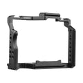 Camera Cage Aluminum Alloy Video Cage with Dual Cold Shoe Mounts Numerous 1/4 Inch Threads Replacement for Sony A7IV/ A7III/ A7II/ A7R III/ A7R II/ A7S II