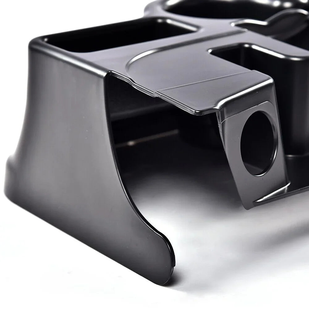 Teledu Fit For 03-12 Dodge Ram 1500 2500 3500 Matte Dark Center Console Cup Holder