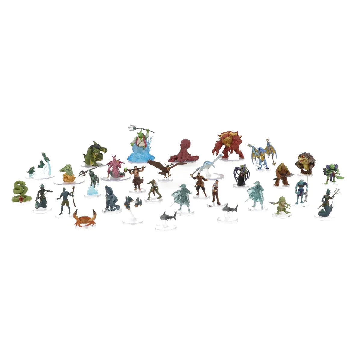 Wizkids Dungeons & Dragons Icons of the Realms Seas & Shores Set 28 Booster Brick Figurine - Pack of 8
