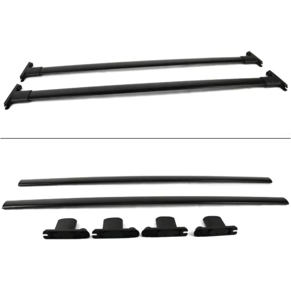 For Ford Explorer Police Interceptor Utility Roof Rack Bar 2Pc Charcoal Aluminum