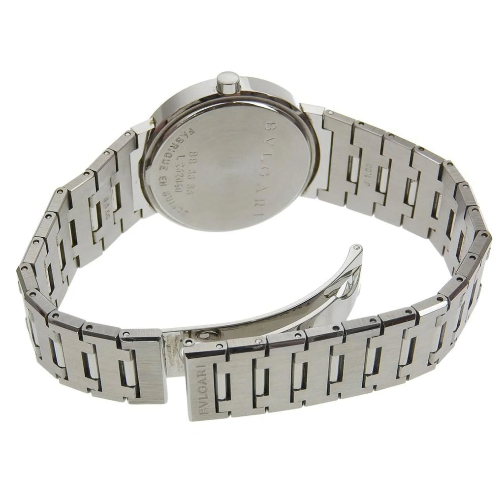 Pre-Owned Bvlgari BVLGARI Watch BB33SS Stainless Steel Quartz Analog Display Midnight Dial Bulgari Men's I220823033 (Fair)