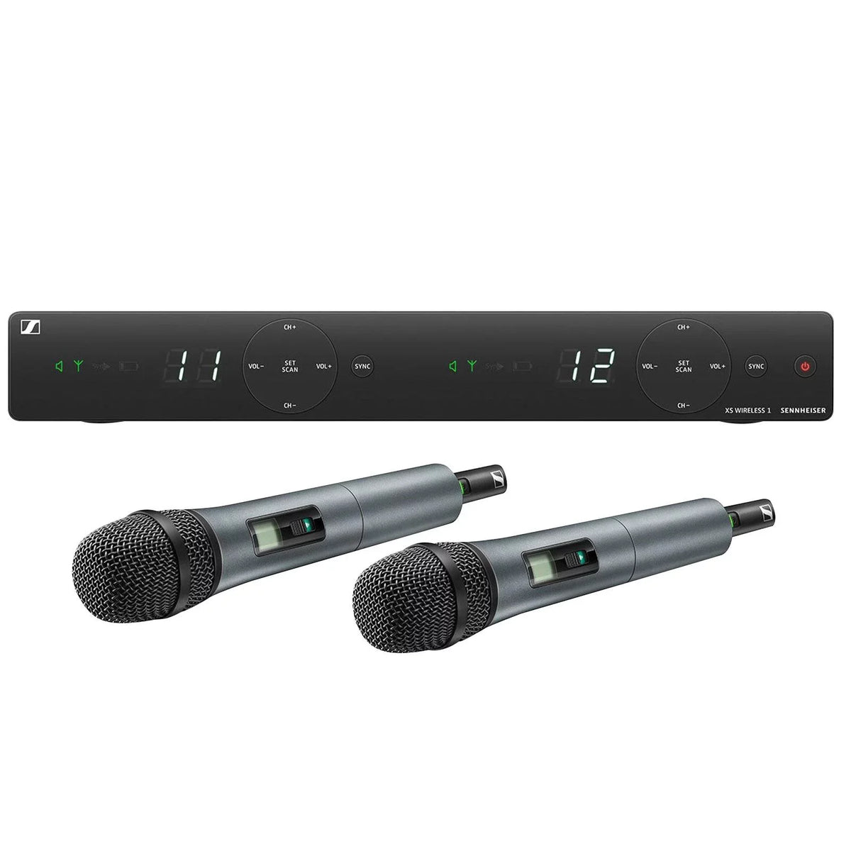 Sennheiser XSW 1-835 DUAL-A 2-Channel Wireless System with Carry Case & Microphone Sanitizer Spray Package
