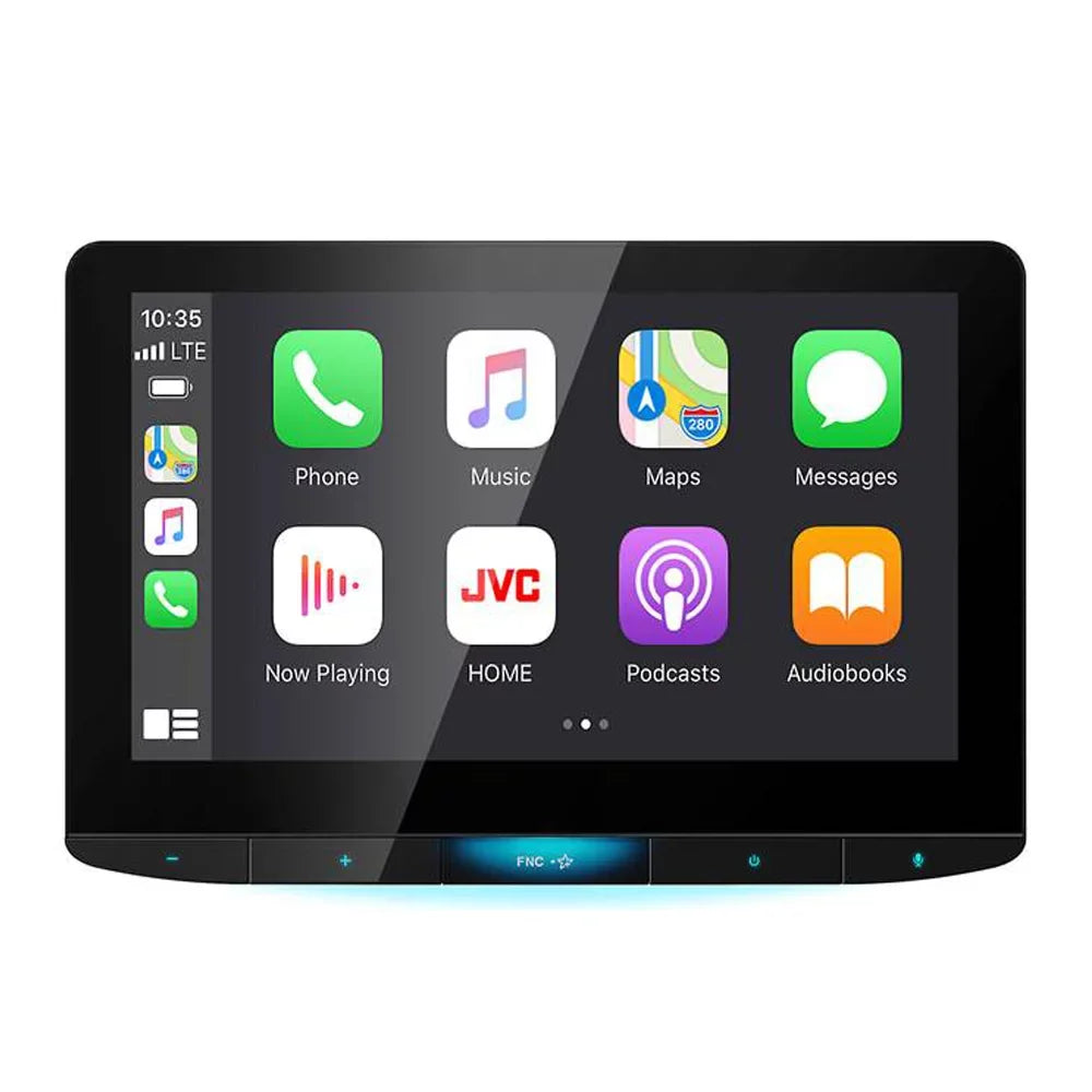 New JVC KW-Z1000W 10.1 Centimeter Digital Multimedia Receiver with License Plate Camera