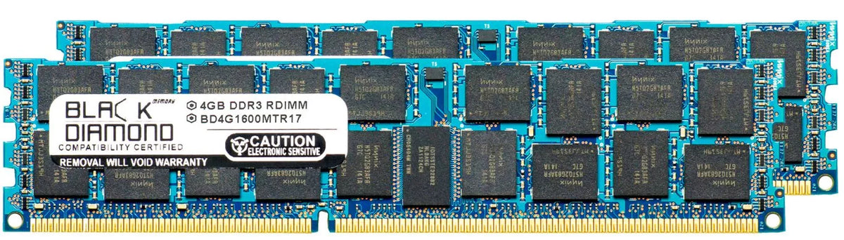 8GB 2X4GB Memory RAM for Compaq HP Z Series Workstations Z620 Workstation DDR3 ECC Registered RDIMM 240pin PC3-12800 1600MHz Dark Diamond Memory Module Upgrade