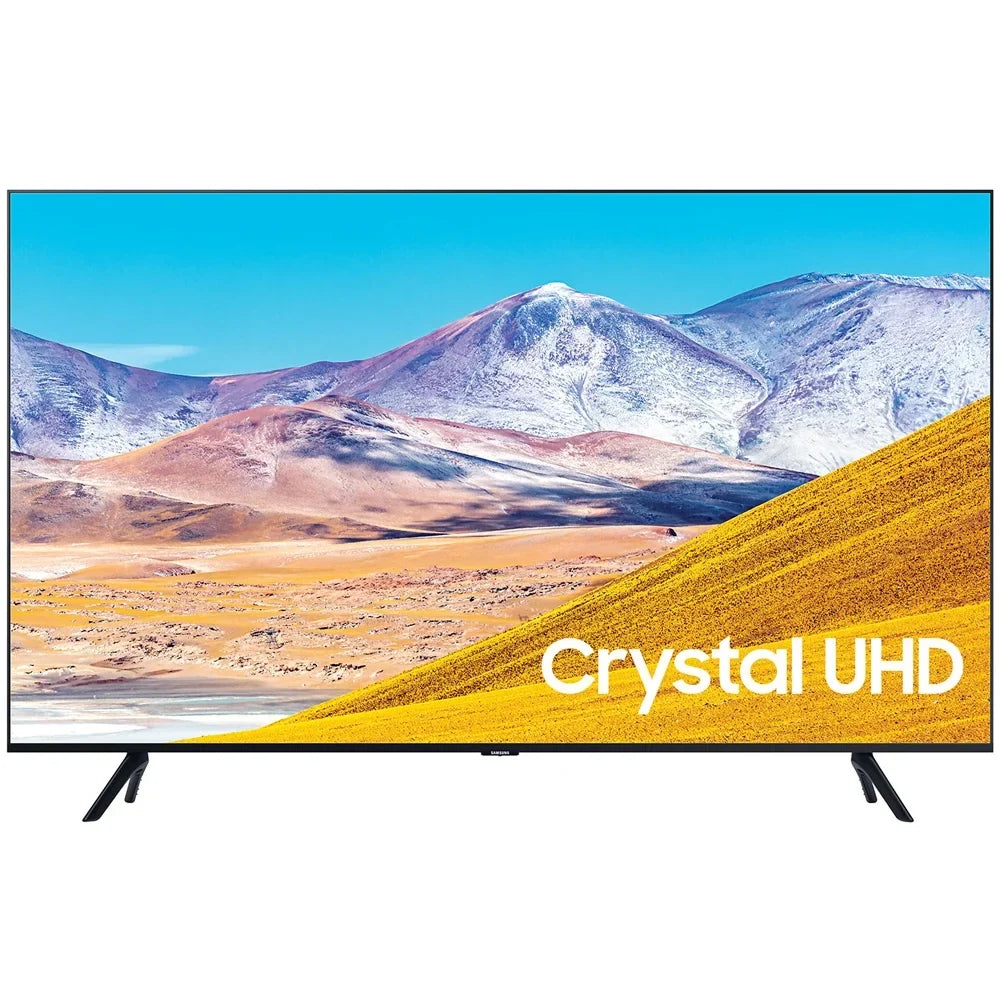 Samsung Unit UN65TU8000 4K Ultra HD Smart LED TV (2020 Model) Crystal Processing 4K Bundle with TaskRabbit Installation Services + Deco Gear Wall Mount + HDMI Cables + Surge Adapter