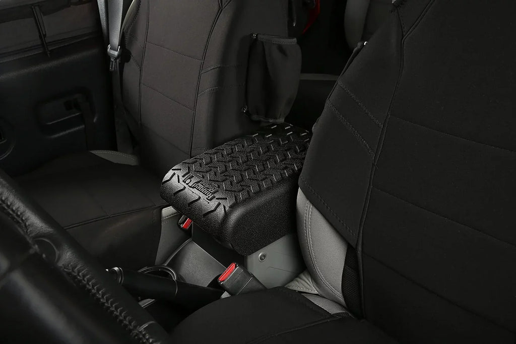 Rugged Ridge 13107.40 Center Console Cover, Onyx 07-10 Jeep Wrangler JK