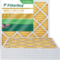 Filterbuy 20x20x1 MERV 11 Pleated HVAC AC Furnace Air Filters (6-Pack)