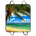 GCKG Beach Palm tree Pet Car Seat Cover Dog Car Seat Mat Hammock Cargo Mat Trunk Mat For Cars Trucks and SUV 54x60 Inch