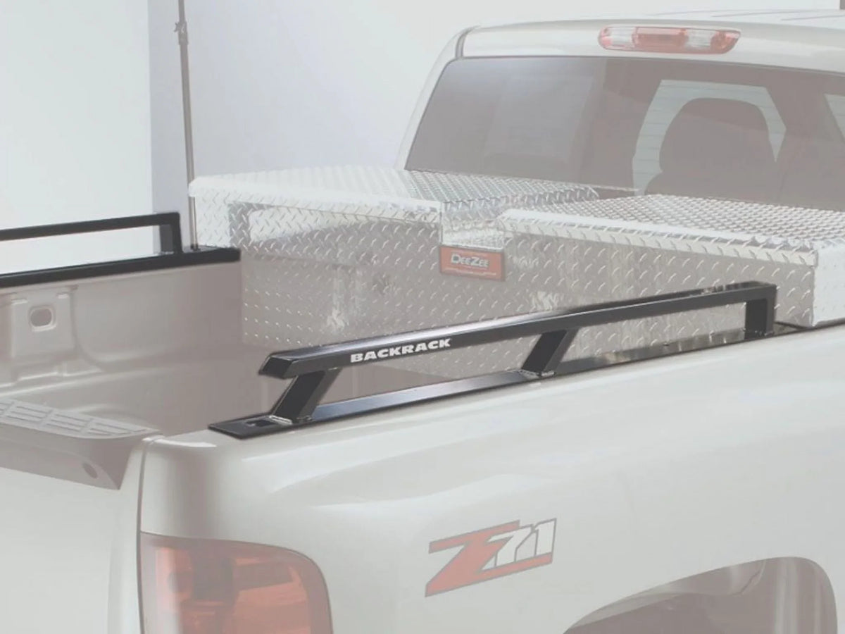 BACKRACK by RealTruck Side Rails to use w/ Standard Bed | Onyx No Drill | 65509 | Compatible with 2017-2020 Ford F-250/F-350 6.5' Bed