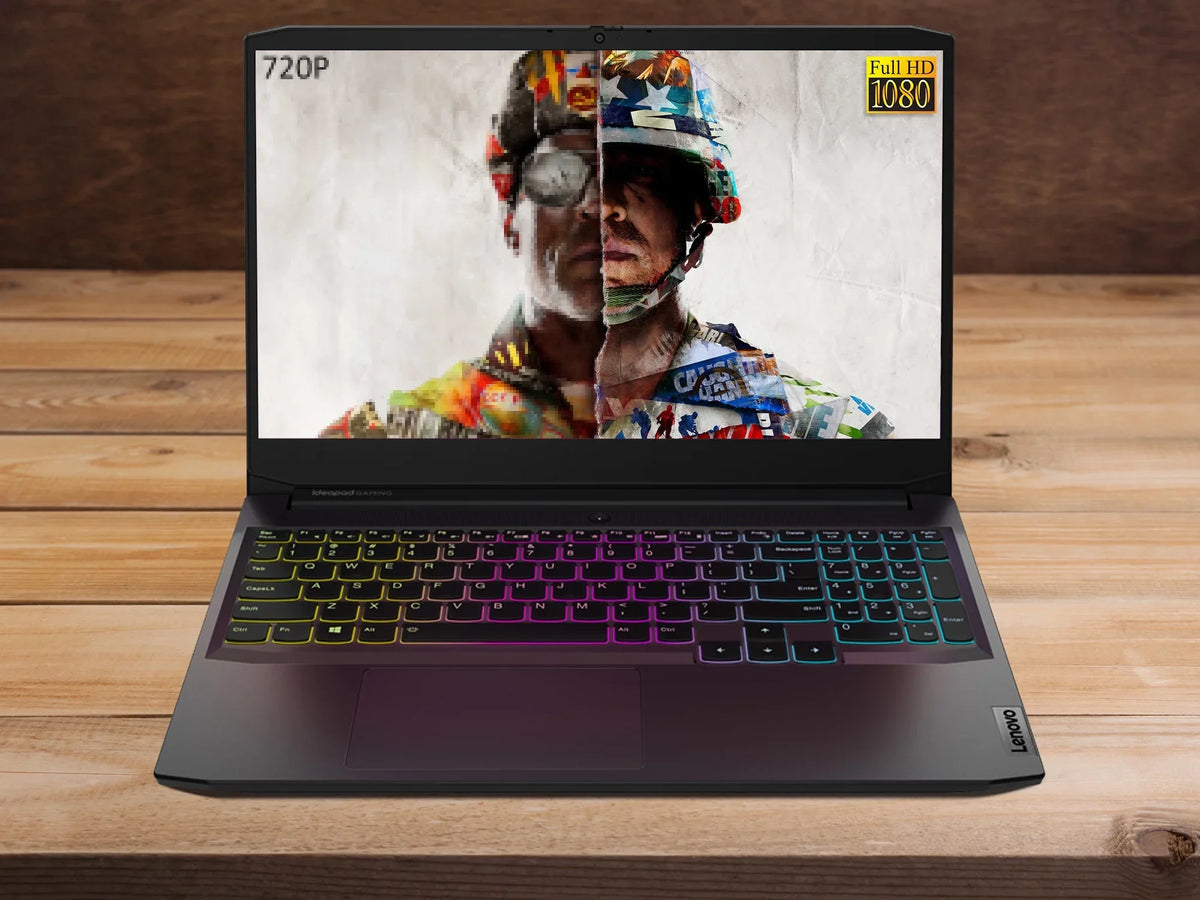 Lenovo IdeaPad 3 Gaming Laptop, 15.6" 120Hz FHD Display, AMD Ryzen 5 5600H Upto 4.2GHz, 8GB RAM, 512GB NVMe SSD, NVIDIA GeForce RTX 3050, HDMI, Wi-Fi, Bluetooth, Windows 10 Home (82K20013US)