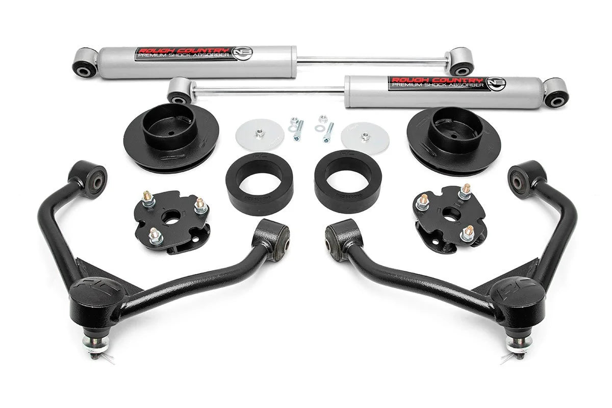 Rough Country 3" Lift Kit (fits) 2012-2018 Ram 1500 4WD | N3 Shocks | Control Arm Suspension System | 31230