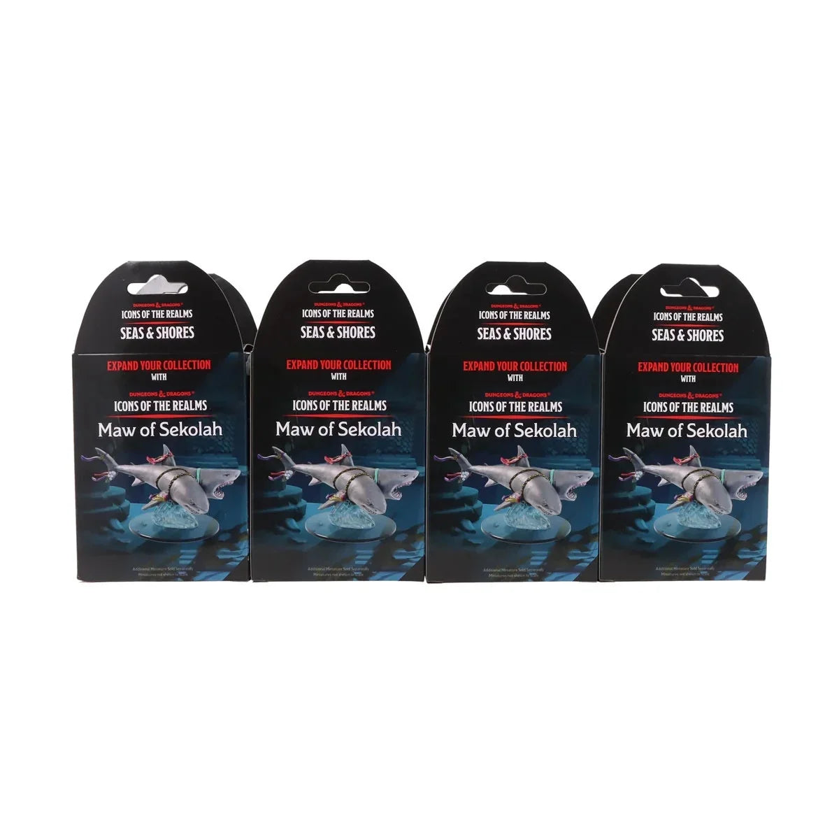 Wizkids Dungeons & Dragons Icons of the Realms Seas & Shores Set 28 Booster Brick Figurine - Pack of 8