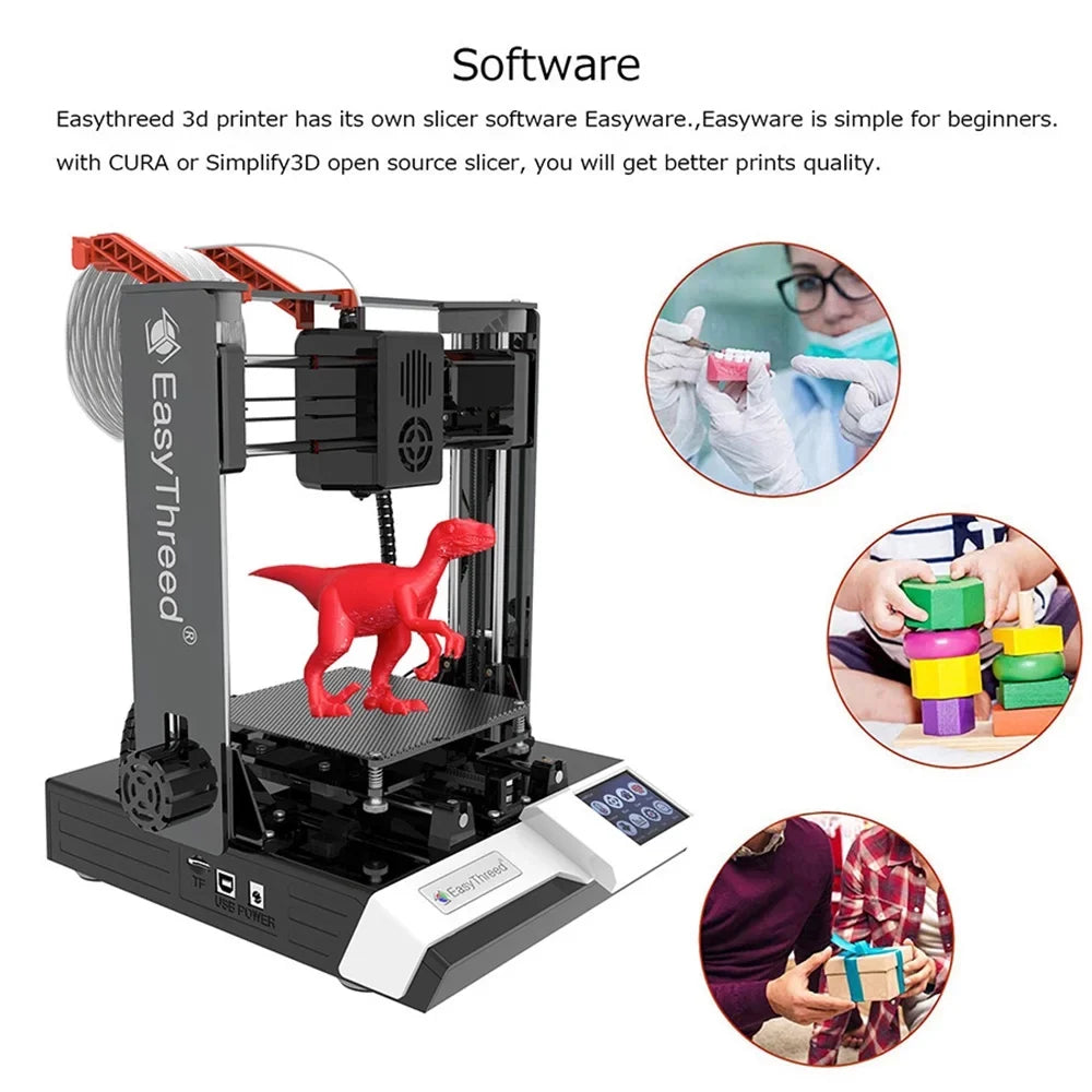 EasyThreed 3D printer,Size Removable With Inch 3d Printer Print Size Removable With With Tf K6 Plus Tf Comes With Removable With With Printer Hine Mewmewcat Mizuh Buzhi